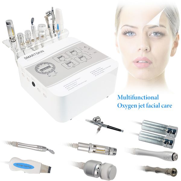 Microdermoabrasão Oxigênio Multifuncional Facial 8 em 1 Solução Aqua Máquina Aperto de pele