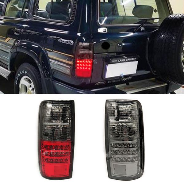 2 pezzi Gruppo di luce della coda del freno posteriore per Toyota Land Cruiser FJ80 LC80 FZJ80 1991-1997 Accessori per auto di avvertimento riflettore.