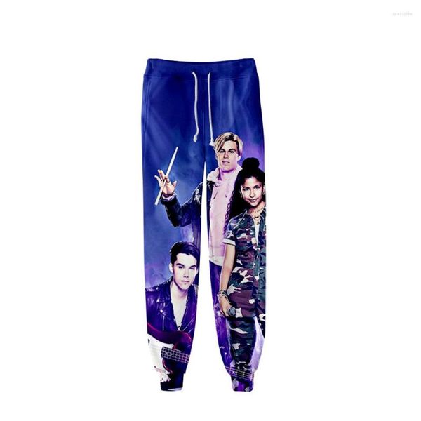 Calças masculinas 2022 Personalidade Mulheres Julie e as calças 3D Jogger Pant Harajuku Sorto Sweats Boy Girls Street CLO