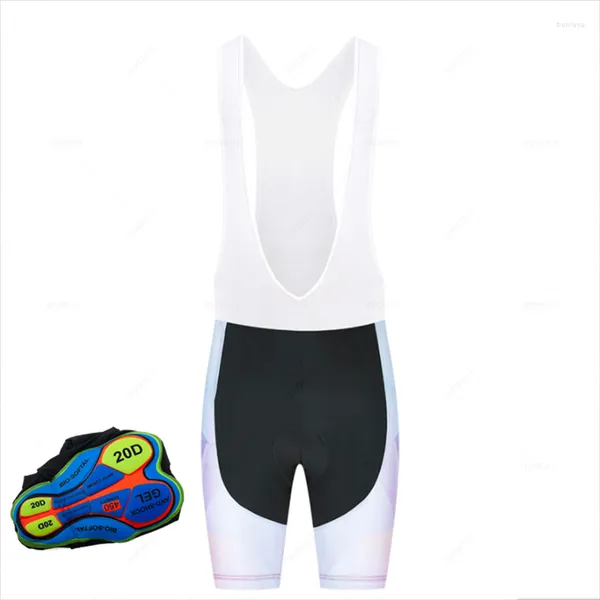 Aparelo de motocicleta 2022 Venda Bibs de ciclismo de poço Ciclo 20D Gel acolchoado ropa ciclismo calças sob shorts bike de bicicleta de montanha respirável