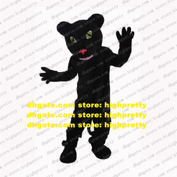 Black Panthers Leopard Pard Maskottchen Kostüm Erwachsene Cartoon Charakter Outfit Anzug Abschlusszeremonie Start Business zz7980