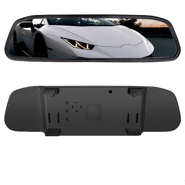 Monitor de espelho retrovisor do carro Monitor HD Monitores de estacionamento automático TFT LCD Tela 4.3 Display de 5 polegadas com câmera de reversão de visão noturna