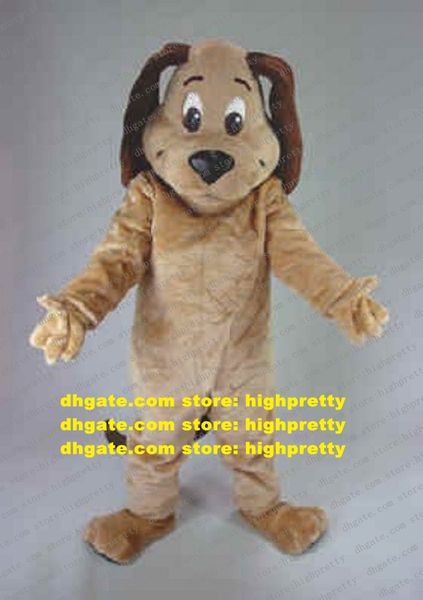 Tan Dog Mascot Costume Basset Dogs Beagle Hound Cocker Spaniel Personaggio dei cartoni animati per adulti Cena di benvenuto Programma per bambini zz7618