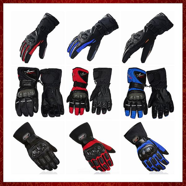 Luvas de motocicletas ST26 100% à prova d'água Winter Warm Guantes Moto Luvas Touch Screen Motosiklet Eldiveni Proteção