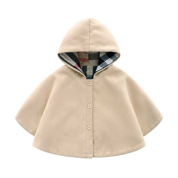 Baby Mädchen Mantel Mantel Baumwolle Herbst Winter Kind Kleidung Koreanische Mode Spitze Mit Kapuze Poncho Cape Kleinkind Kind Oberbekleidung Jacke 6M-6T