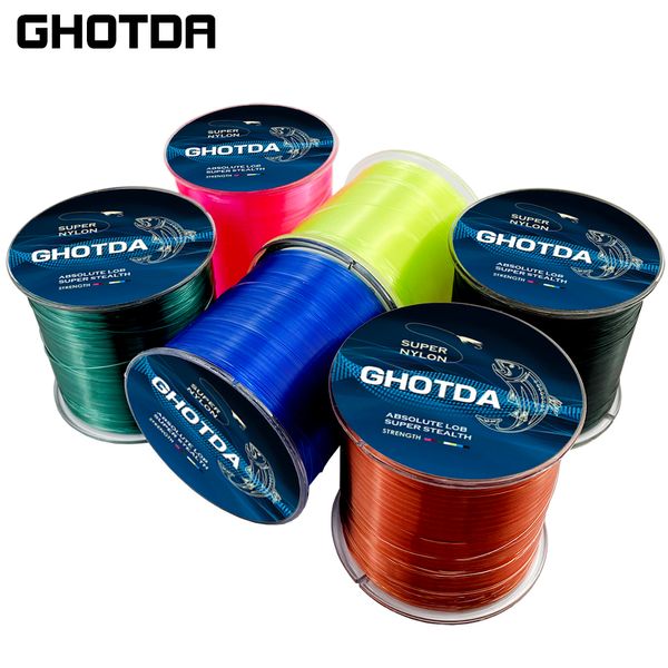 Braid Line 500m Super Strong Nylon Fishing 5-30LB Monofilamento Durevole per Rock Sea Carp 221107