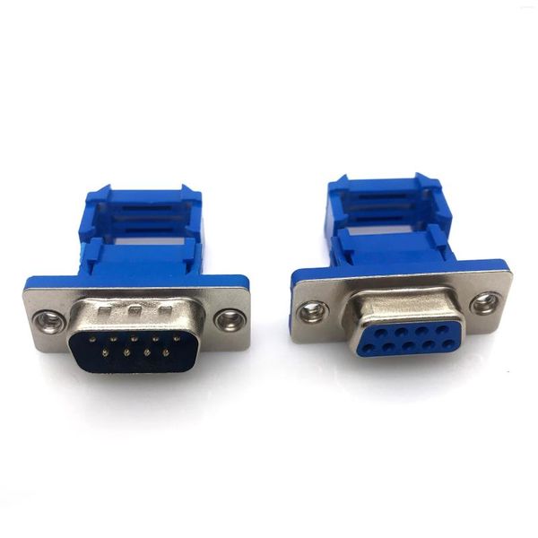 Accessori per l'illuminazione DIDC9 DB9 MASCHIO Porta seriale CONNETTORE IDC Tipo a crimpare D-Sub RS232 CONNETTORI COM Spina a 9 pin Adattatore a 9 pin PER cavo a nastro