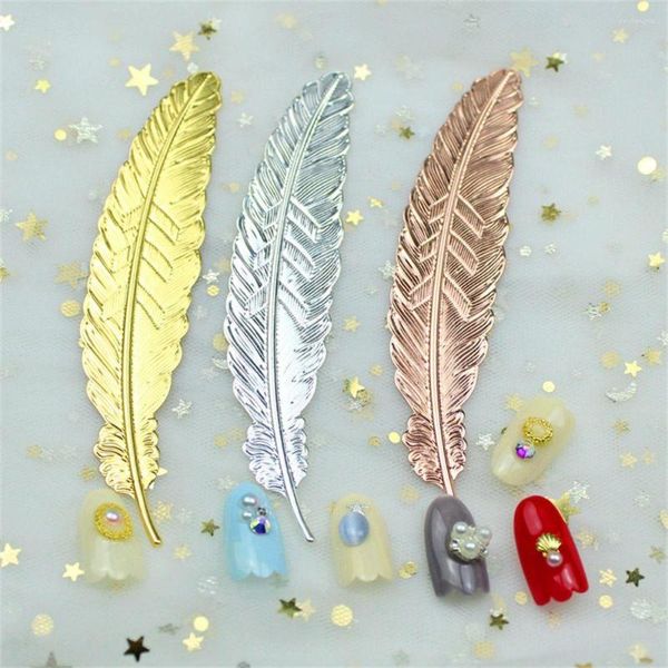 1pcs retro Metal Metal Peather Peathmark Gold Silver Antique Copper Kids Kids Kids Gif