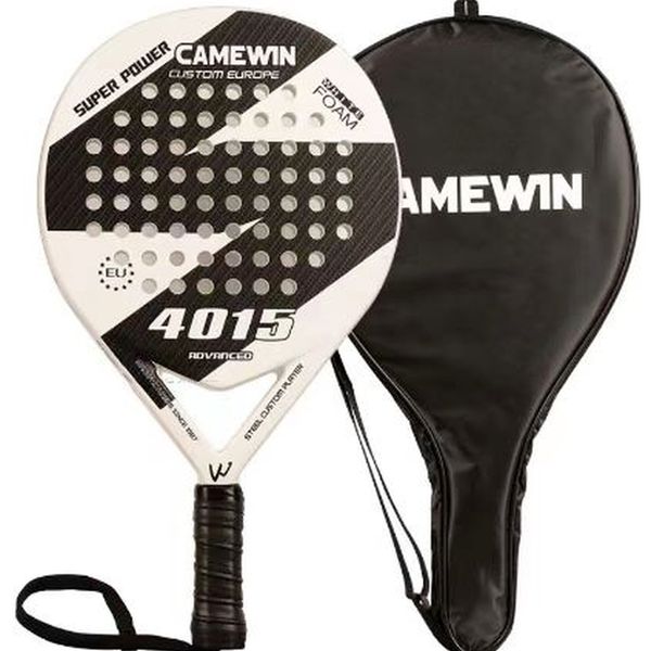 Racchette da tennis CAMEWIN Racchetta da Padel in fibra di carbonio e vetro Racchetta da paddle Soft Face con copri borsa racchetta da tennis in carbonio 221108