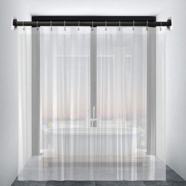 Cortinas de chuveiro Magnetismo Lineador de cortina transparente Banho de plástico à prova d'água Banheiro transparente PEVA com ímã