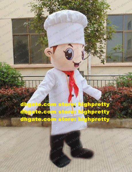 Cook Chef Kitchener Baker Mascot Costume adulto Caracteto de desenho animado Campanha Propaganda Allen Lovely ZZ4906