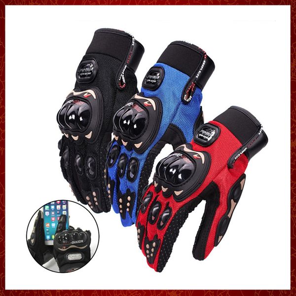 ST14 Touchscreen Motocross Radfahren Reiten Fahrrad Sport Mountainbike Racing Motorrad Voll Finger Handschuhe