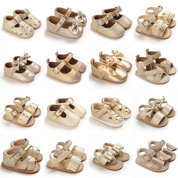 First Walkers Scarpe da passeggio per bambini Golden Gold Princess Confortevole suola morbida antiscivolo Pre 221107