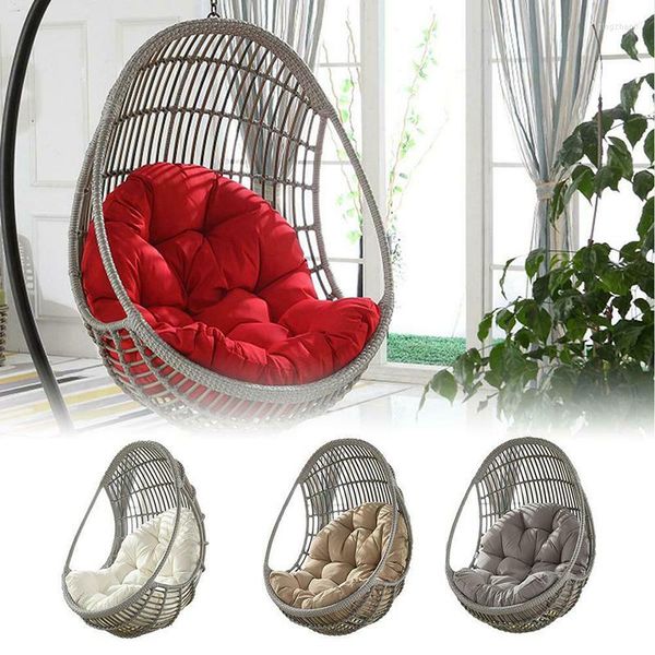 Capa de cadeira de moda de travesseiro Pussores de cesta pendurada Rattan satch hammock Rest sem enchimento