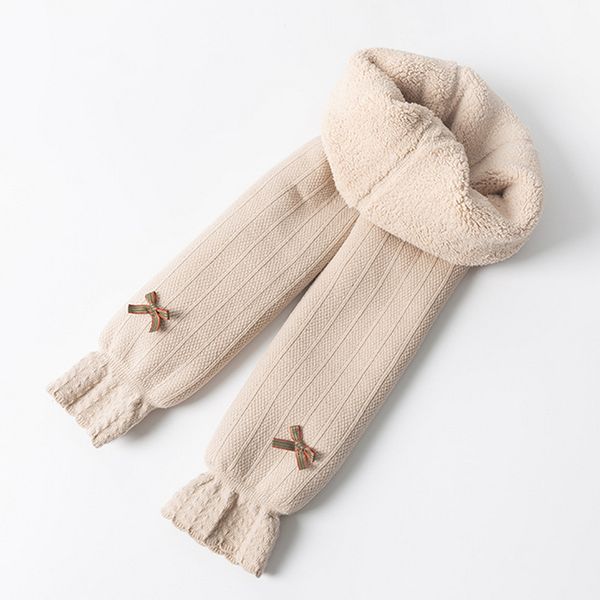Leggings invernali per bambini Pantaloni morbidi e caldi con fiocco per bambini Neonati 5 colori