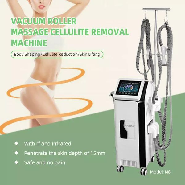 Vela-Körperformmaschine, RF-Vakuumkavitationsausrüstung, Fettreduktion, Cellulite-Entfernung, Körperformung, Schlankheitsgerät, Faltenentfernung, Infrarot-Lymphdrainage