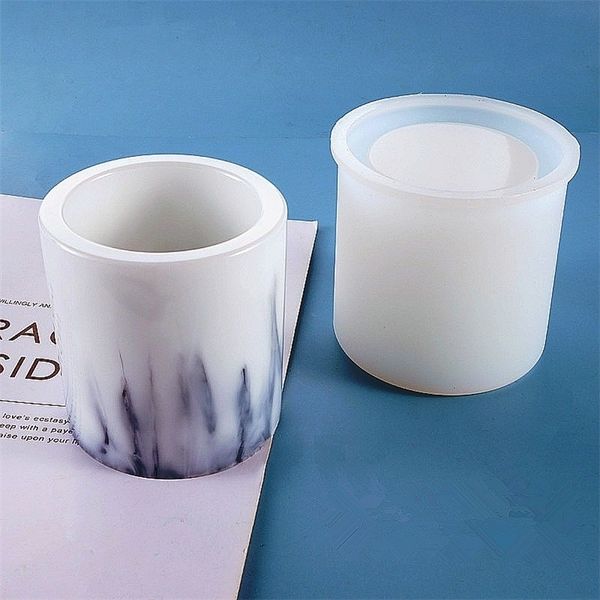 Velas Molde de silicone Resina seca resina decorativa Craft Diy Pen do molde MOLD EPOXY CONCRETE S CANELHA 221108