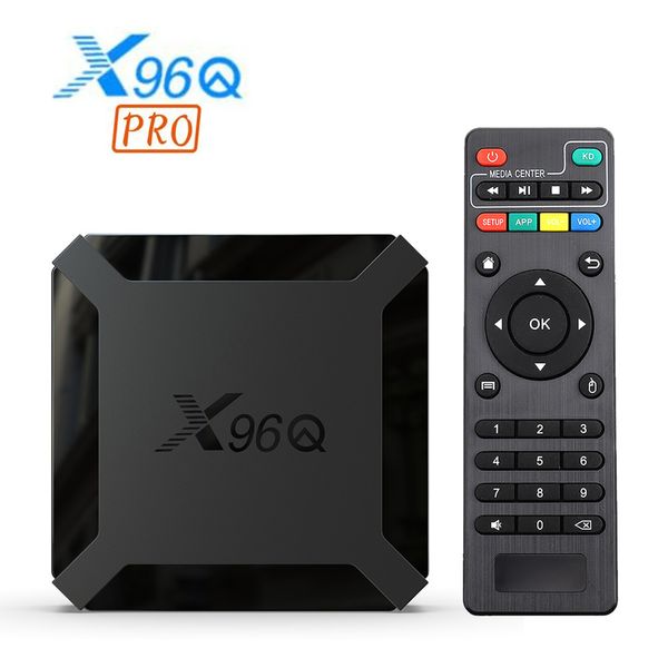 X96Q TV Box Android 10 Allwinner H313 Quad core 2GB 16GB 4K 60fps Smart TVBox Wifi Google Player YouTube X96 Set Top Box