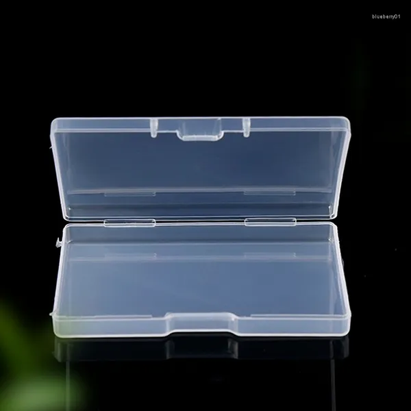Nail Art Kits Transparente Aufbewahrungsbox Schatz Schmuck Ohrring PP Kunststoffbehälter mit Deckel Kleinteile Organizer