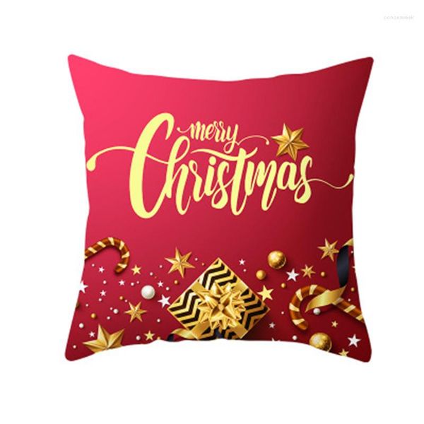 Travesseiro de natal geometria impressão de capa personalizada estrela de Natal Tree Decorativa travesseiro 44x44 decoração de casa 5z