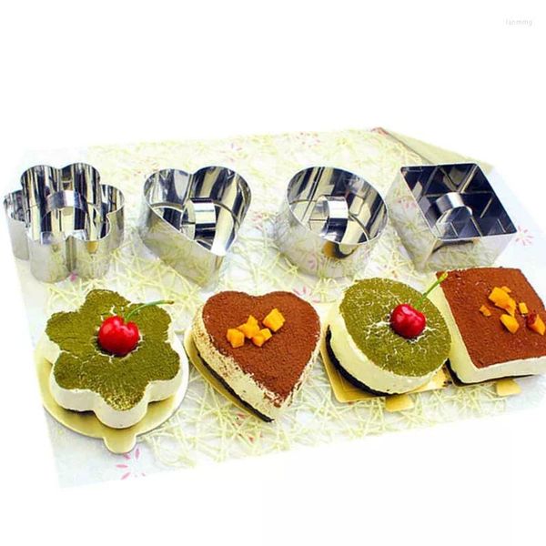 Bakken Tools 2022 Staal Mousse Cake Ring Mold Layer Slicer Koksmes Gebak Tool Pluizige Pannenkoek Salade Tips