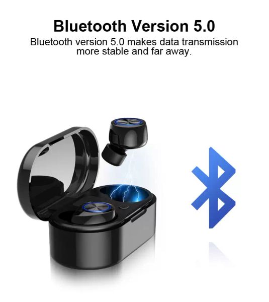 TWS kulaklık bluetooth kulaklık su geçirmez derin bas kulaklıklar gerçek kablosuz stereo kulaklık akıllı dokunmatik kontrol TW80