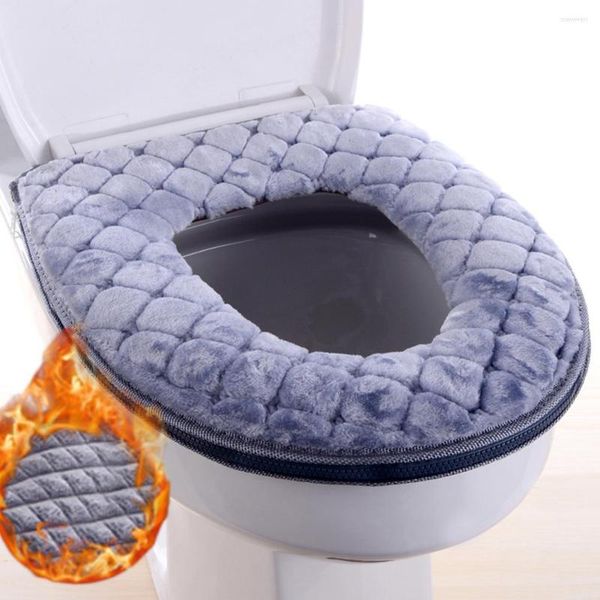 Tuvalet koltuk kapakları e5 kış sıcak kapak banyo aksesuarları toilettes Accessoires capas para asento de vaso sanitario