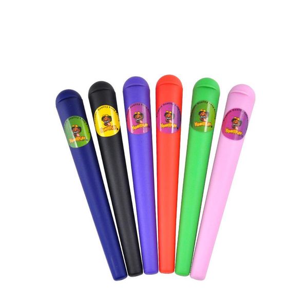 Outros acess￳rios para fumantes 118 mm Tubo de pl￡stico doob frasco ￠ prova d'￡gua ￠ prova de cheiro de cheiro de odor veda￧￣o Caso de armazenamento de recipientes de ervas King dhlki