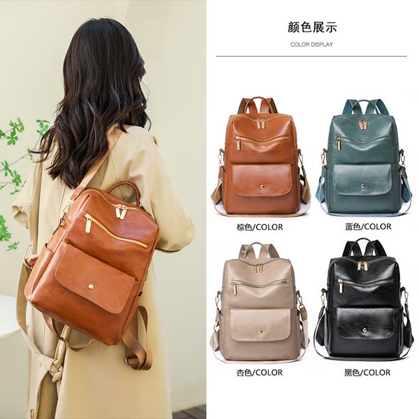 Frauen Männer Rucksack Stil Echtes Leder Mode Casual Taschen Kleine Mädchen Schultasche Business Laptop Rucksack Lade Rucksack Rucksack SportOutdoor packs 6722