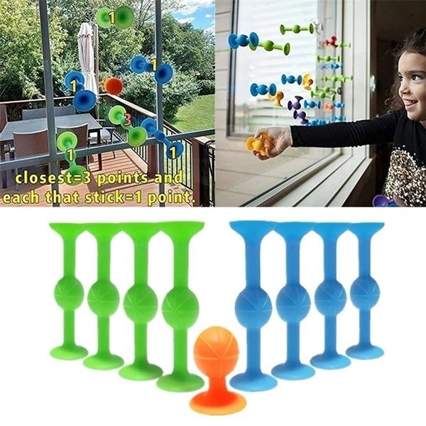 Freccette Pop Silicona Game Set Sticky Suction Baseball Outdoor Party Competitivo Interactive Adult Child Decompression Toy 221109