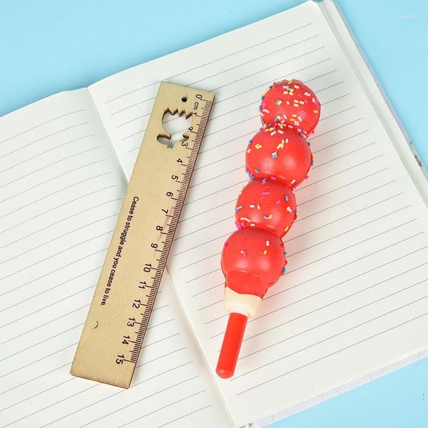 10 Uds. Bolígrafo de descompresión de calabaza de azúcar de hielo chica creativa corazón estudiante ventilación Neutral