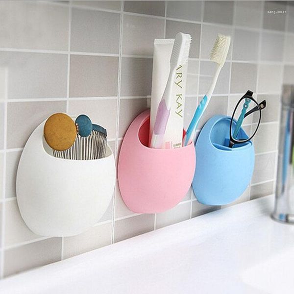 Ящики для хранения дома ванная творческая пара всасывающая чашка зубной пасты держатель зубной щетки