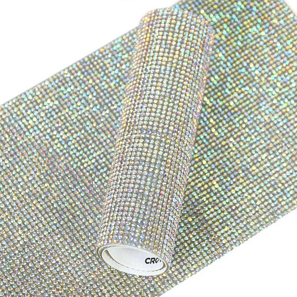 Confezione regalo 1 pezzo Glitter autoadesivo adesivo con strass di cristallo Nastro di diamanti Decorazione fai da te Decorazione fatta a mano per telefono per auto