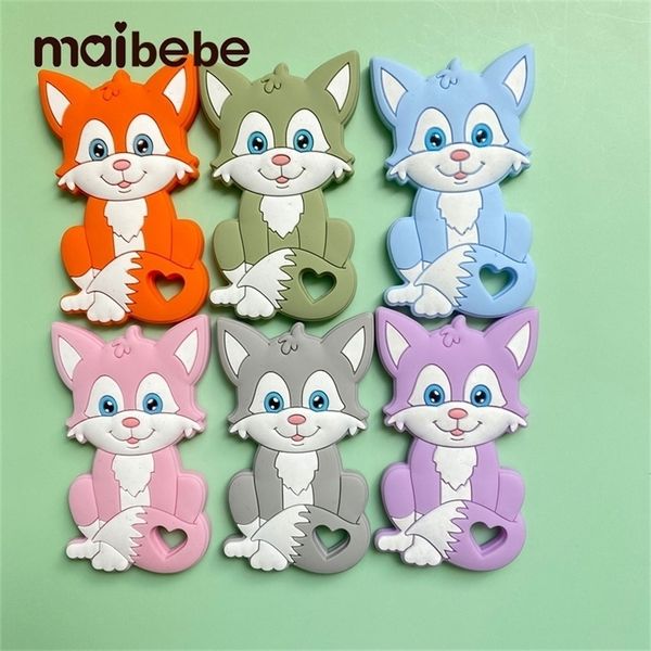 Baby Teethers Toys 5/10pcs BPA Free Food Grade Silicone Cat mary Shape Ciuccio Clip Accessori fai da te Dentizione Asta minuscola 221109