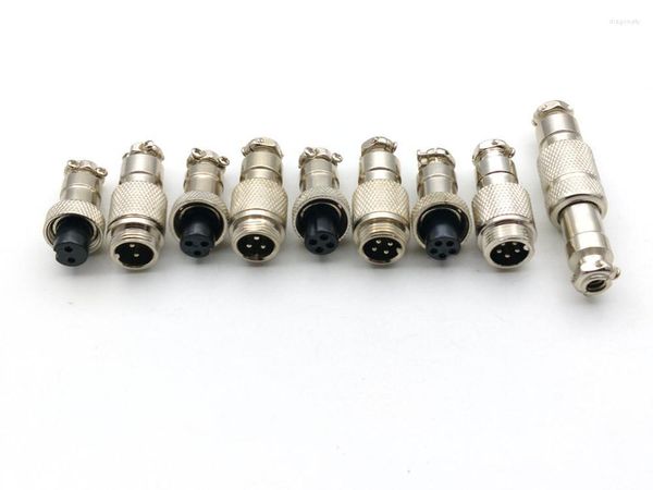 Accessori per l'illuminazione 10 set GX12 12mm Connettore aeronautico Presa 2pin 3Pin 4Pin 5Pin 6Pin 7Pin 5A 125v