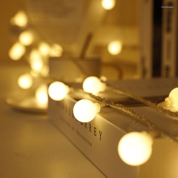 Strings Ball Snowflake Star LED String Lights Fairy USB/Battery Operated Garland Lamp Festa da Árvore de Natal 2023 Decoração