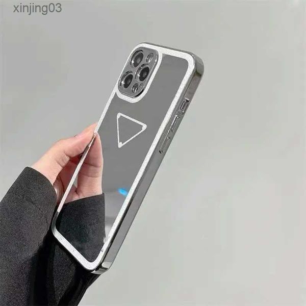 Designers iPhone Case 14 Fashion Vanity Mirror 12Promax Casos de telefone 11/13 xsmax / xr7plus bom nice xinjing03