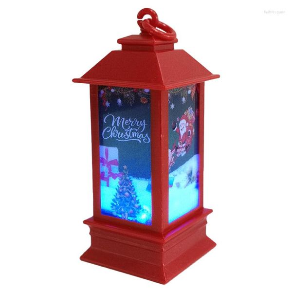 Decorações de Natal lanternas lanternas Papai Noel Maninho de neve para casa Pingente decorativo de árvore em casa Presentes de 2022 anos