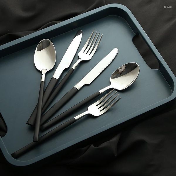 Dinnerware Sets Set Modern Set Modern Silver Silver Simple Art Rustic Travel Design Geschirr BG50DS