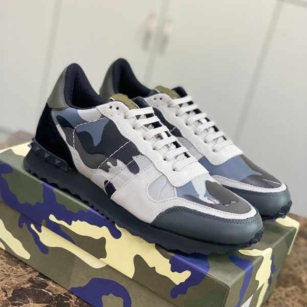 Herren Top neue Freizeitschuhe Outdoor-Sneaker Joker High-End-Marke Camouflage bequemes Mesh Sport atmungsaktive schmutzige Schuhe Wandergröße 39-45