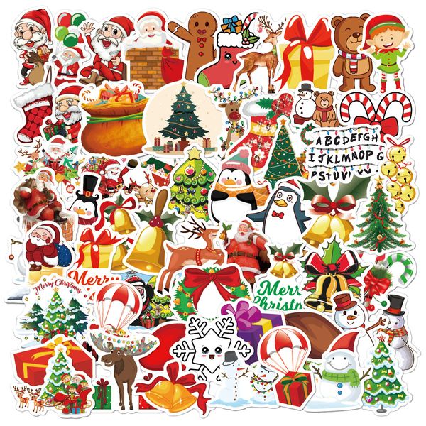 Christmas Stickers Pumpkin 60 taccuino valigia impermeabile a tema horror party