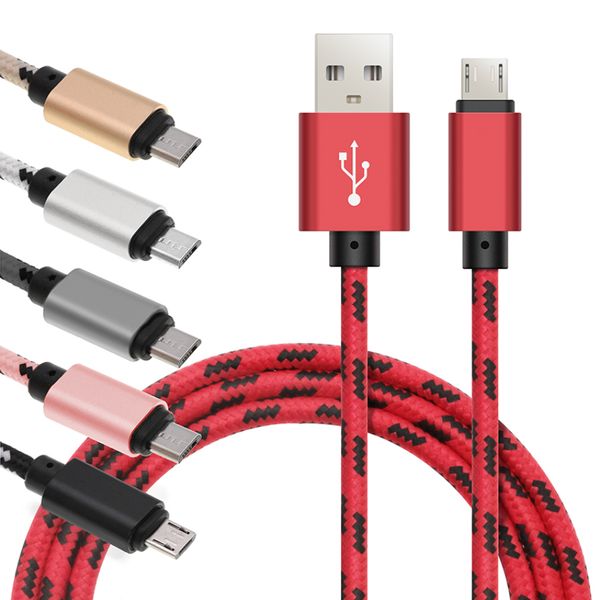 25см кабель передачи данных нейлон тип C Кабели C Micro USB -зарядное устройство