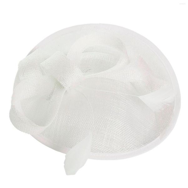 Ballkappen Männer Baumwolle Sommer Hut Mode Hochzeit Frauen Fascinator Mesh Bänder und Federn Party Papa Trucker