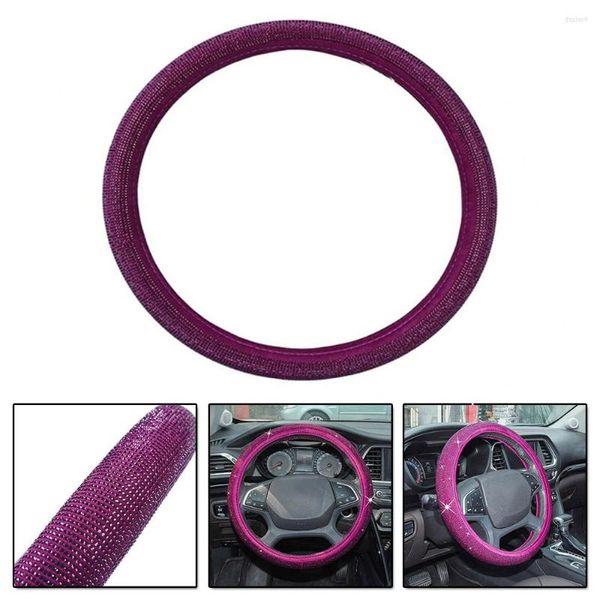 Capas de volante Acessórios Capa Protetor 38cm Auto Peças de Carro Strass