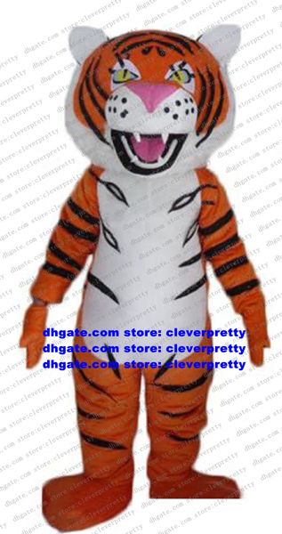 Costume della mascotte della tigre della tigre della tigre Costume adulto del personaggio dei cartoni animati Vestito delle prestazioni dei cartoni animati Lancio del prodotto zx343