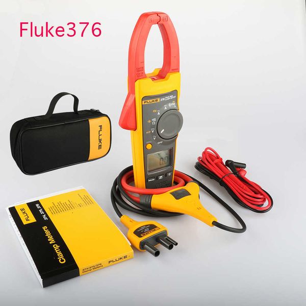 Fluke 376/376FC TRUE RMS AC/DC Medidor de grampo com IFLEX pode ler o valor por celular