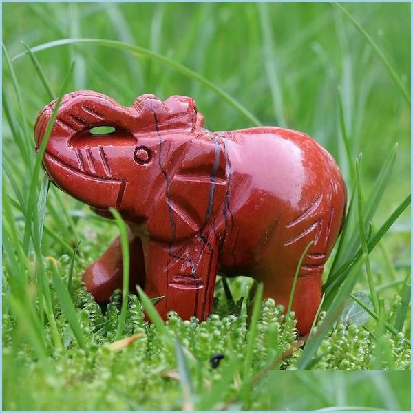 Pietra Pietra Naturale Semipreziosa Elefante Intagliato Ornamento Ciondoli Quarzo rosa Guarigione Reiki Cristallo Incidere Artigianato Moda Occhiali da sole007 Otsfo