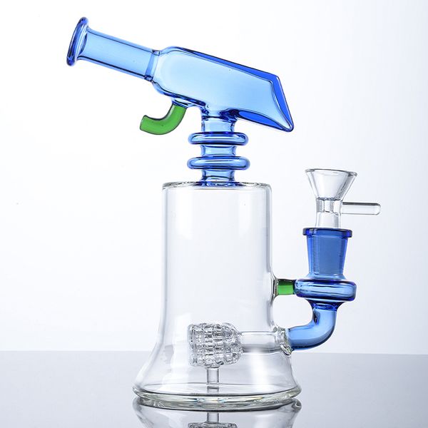 Green Green verde âmbar lateral vidros do pescoço Matrix Percolator Dab Rigs Rigs de óleo com acessórios para fumantes de tigela Design exclusivo WP22288