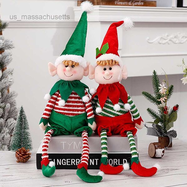 Weihnachtsspielzeug, große Größe, Weihnachten, Plüschbein, Elfenpuppe, Ornamente, Jungen und Mädchen, Elfenspielzeug, Puppen, Neujahr, Heimdekoration, Weihnachtsbaumschmuck, L221110