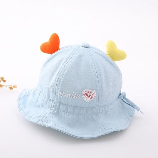 Berretti a sfera Baby Bucket Girls Pattern Cap Cappelli Ragazzi Toddler Sun Bambini Stampa Cappello Baseball Blue Men